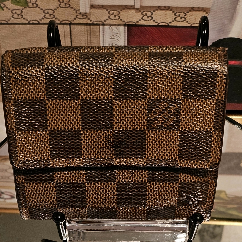 Louis Vuitton Damier Ebene Coated Canvas/Leather Wallet